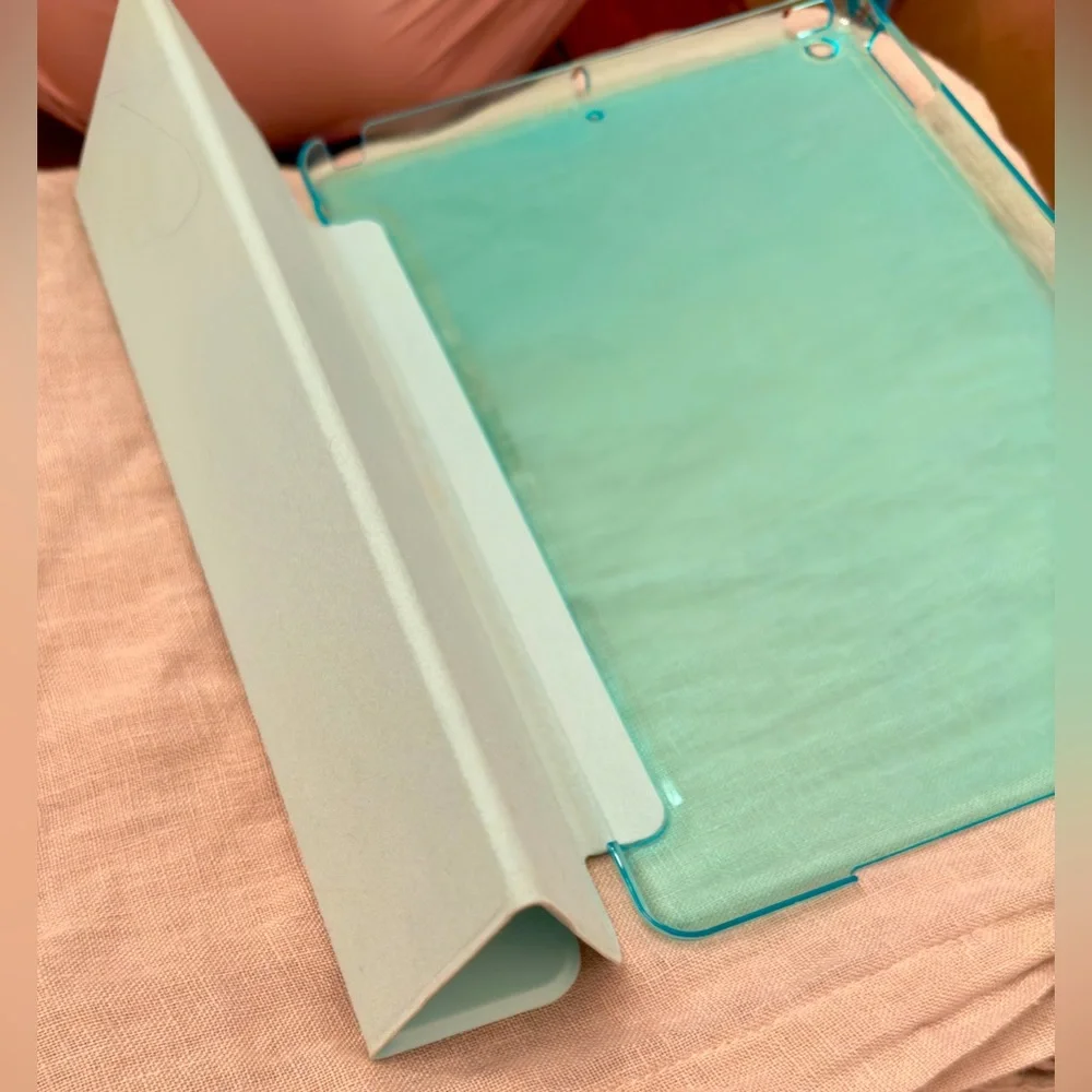 PROCASE Turquoise Blue iPad Case Hard Back Folio